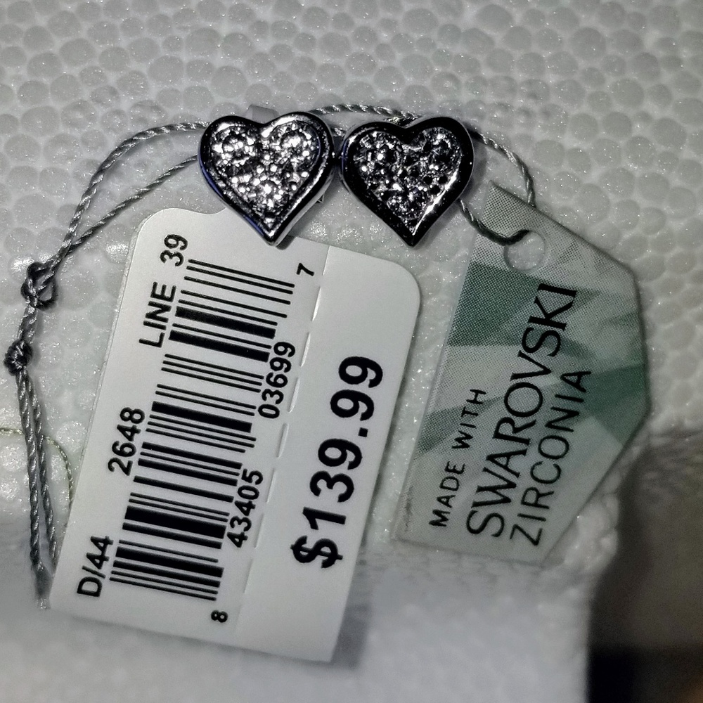 Swarovski sterling silver crystal earrings *NEW!* - Picture 3 of 4